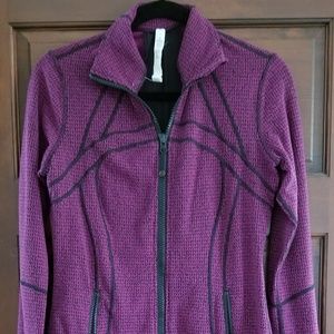 LuluLemon Black and Purple/ Pink Define Jacket